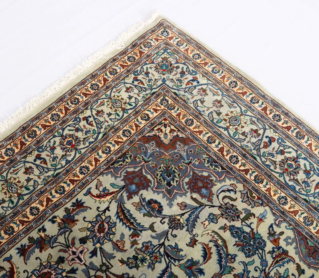 3x2M Fine Pistachio Kashmar Rug - Image 7