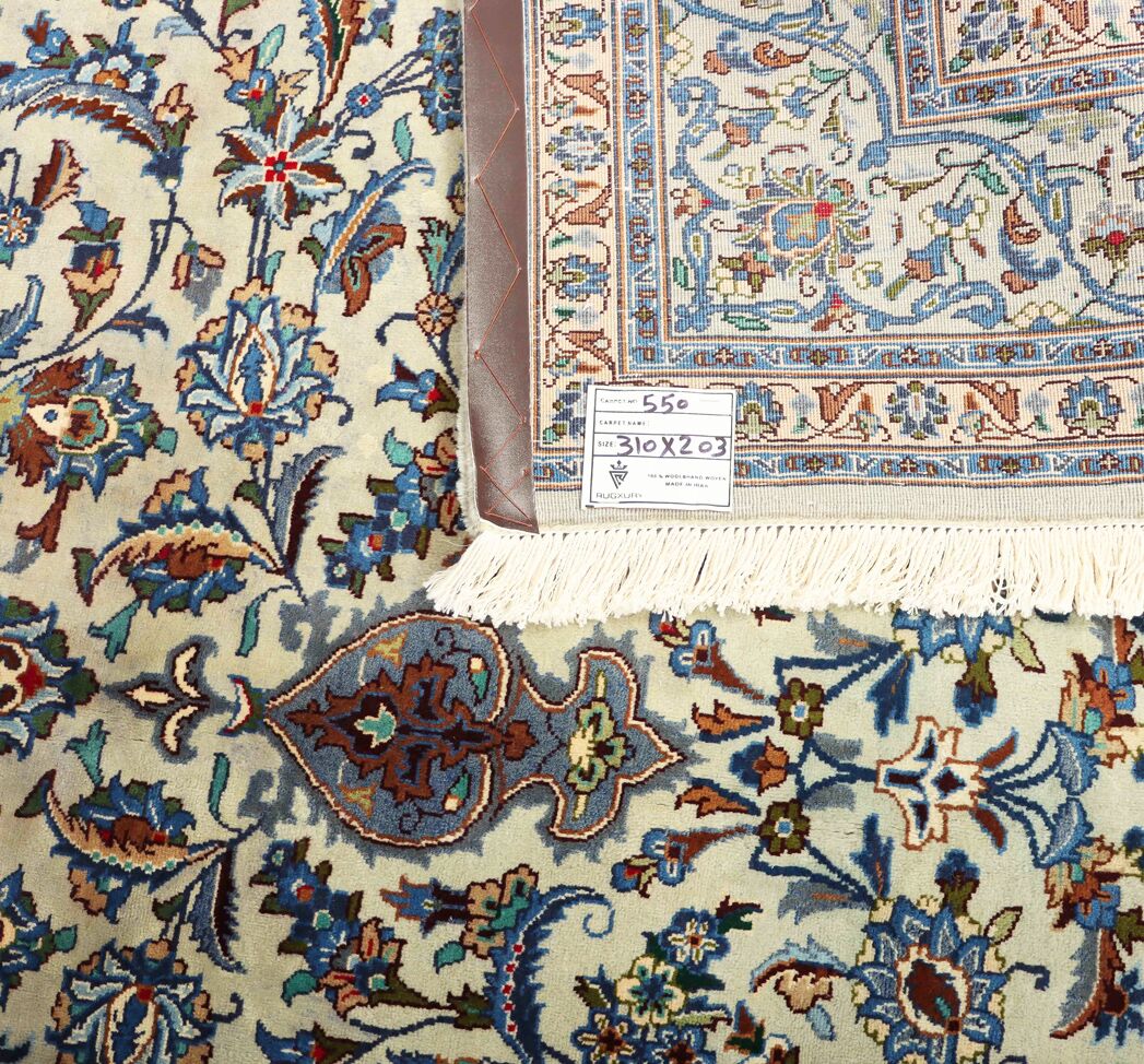 3x2M Fine Pistachio Kashmar Rug - Image 6