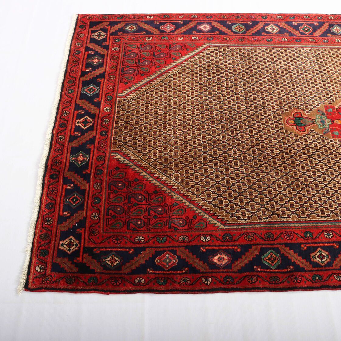 3x1.5m Persian Koliai Kurdish Runner Rug - Image 4