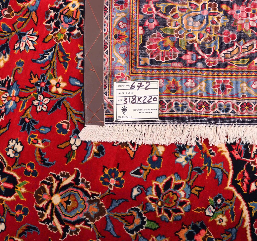 3.1x2.2M Signed Royal Persian Kashan Rug - Image 7