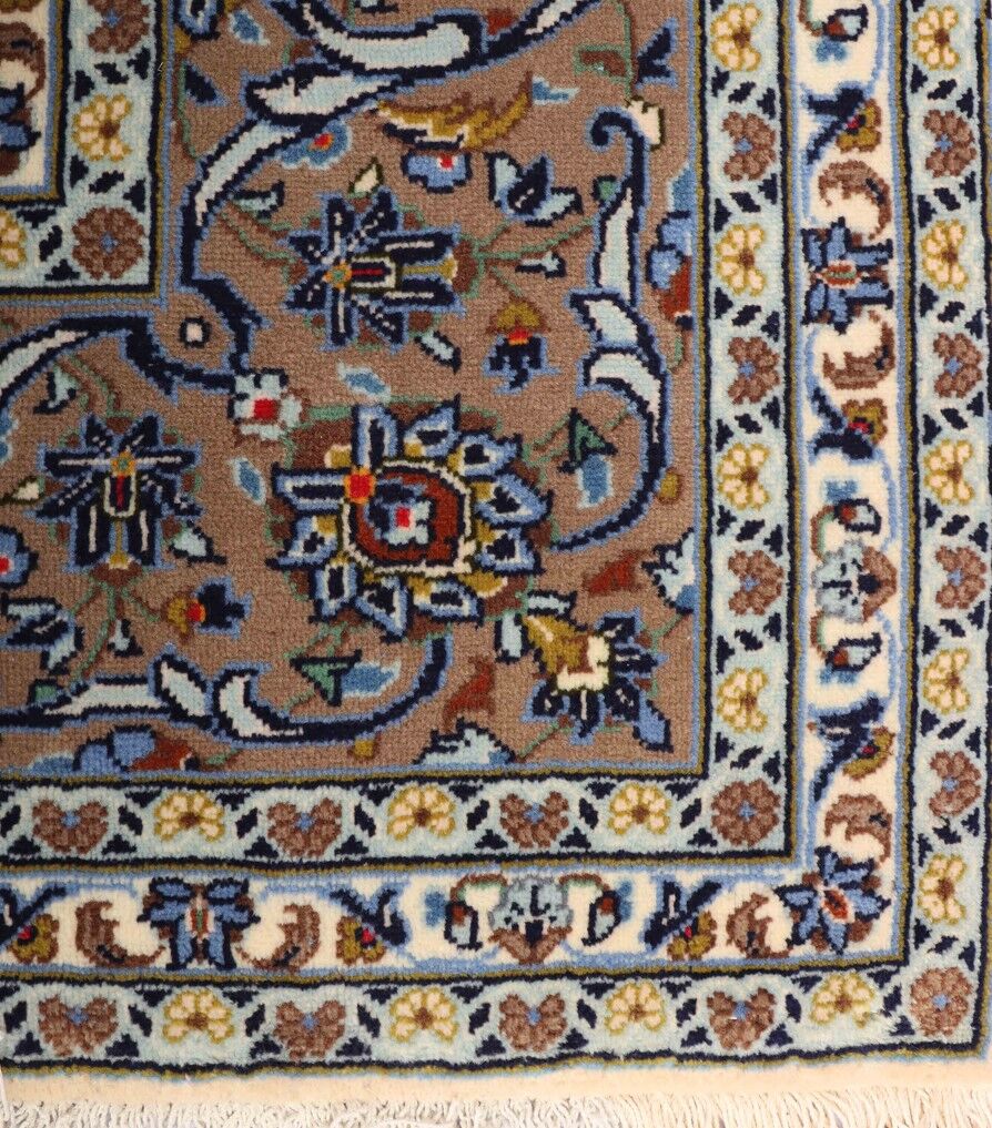 3.4x2.4M Pistachio Persian Kashan Rug - Image 6
