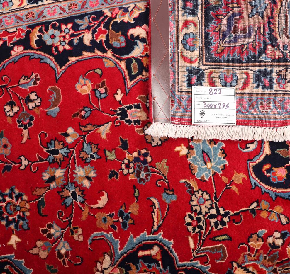 3x2M Persian Mashad Rug - Image 7