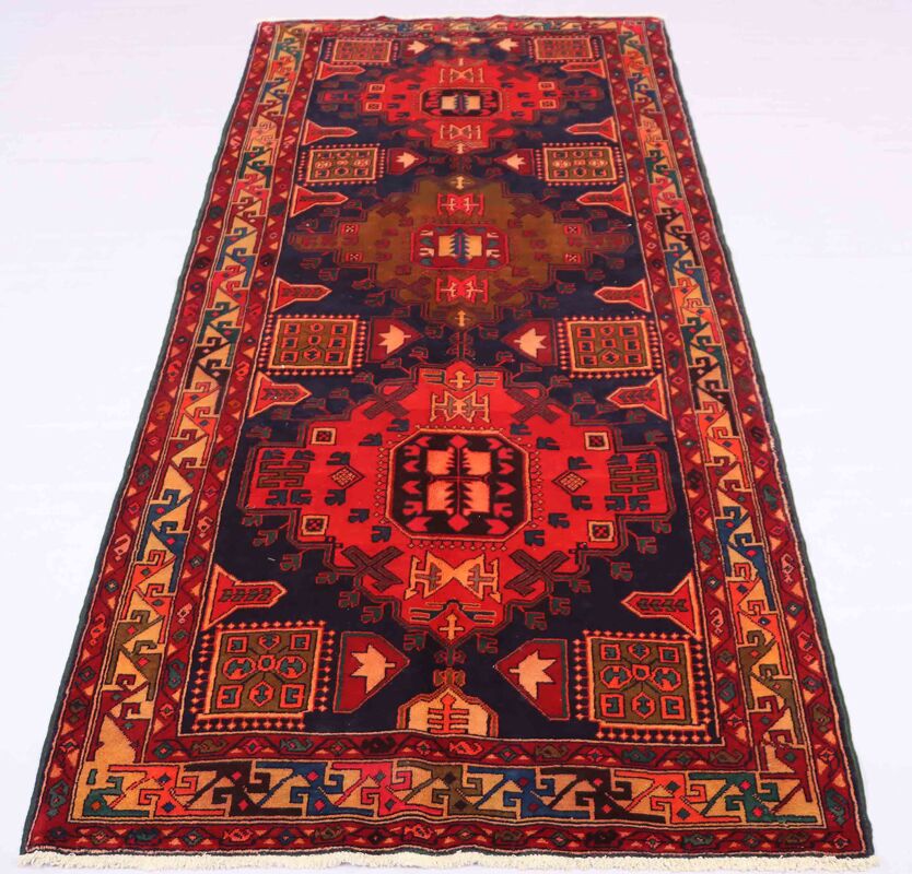 3 M Ardebil Persian Runner Rug - Image 3