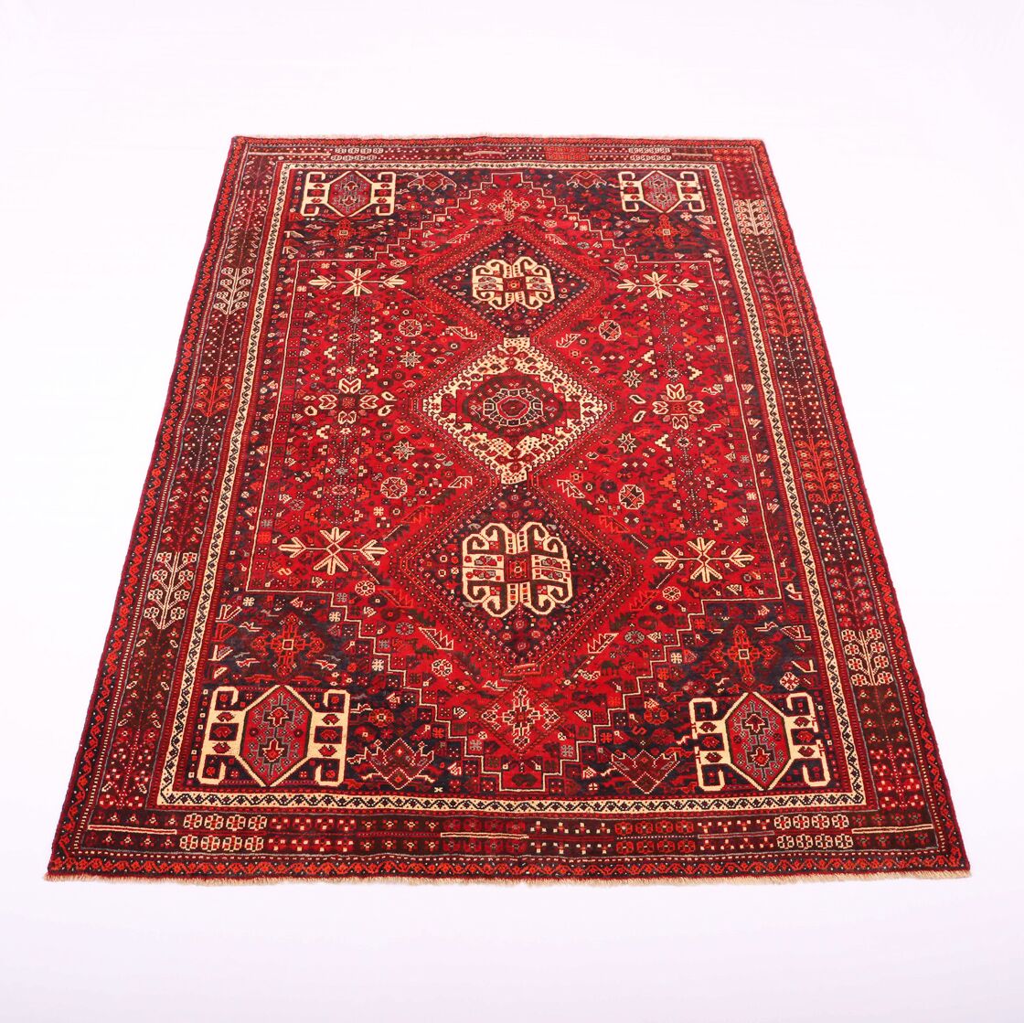 2.6x1.7M Qashghai Shiraz Rug - Image 4