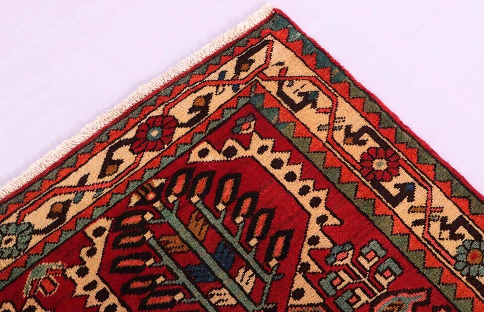 3x1.5M Old & Vintage Bakhtiari Persian Rug - Image 5