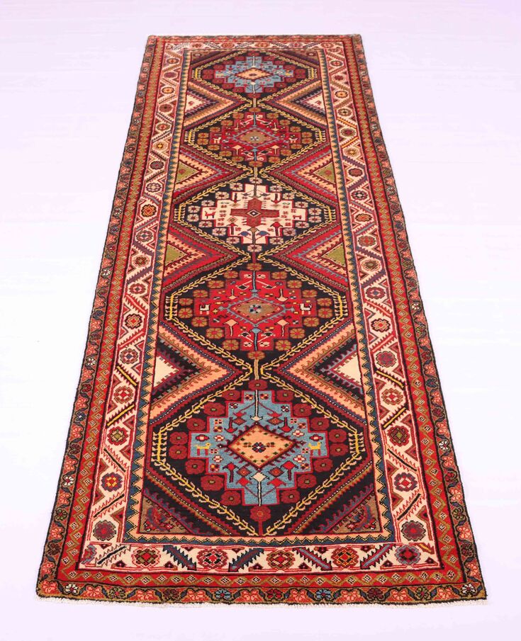 3M Antique Bakhtiari Persian Runner - Image 2