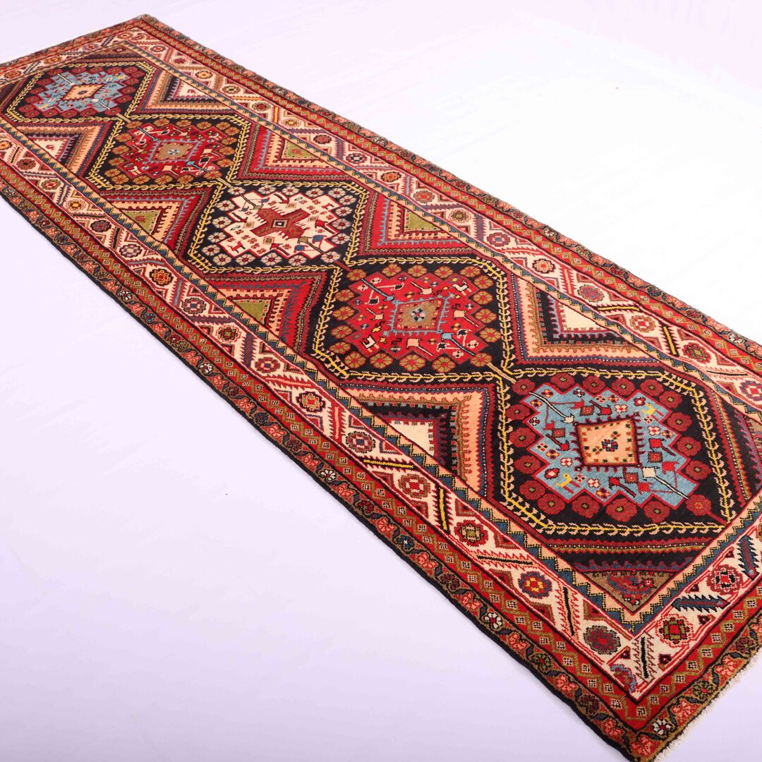 3M Antique Bakhtiari Persian Runner - Image 3