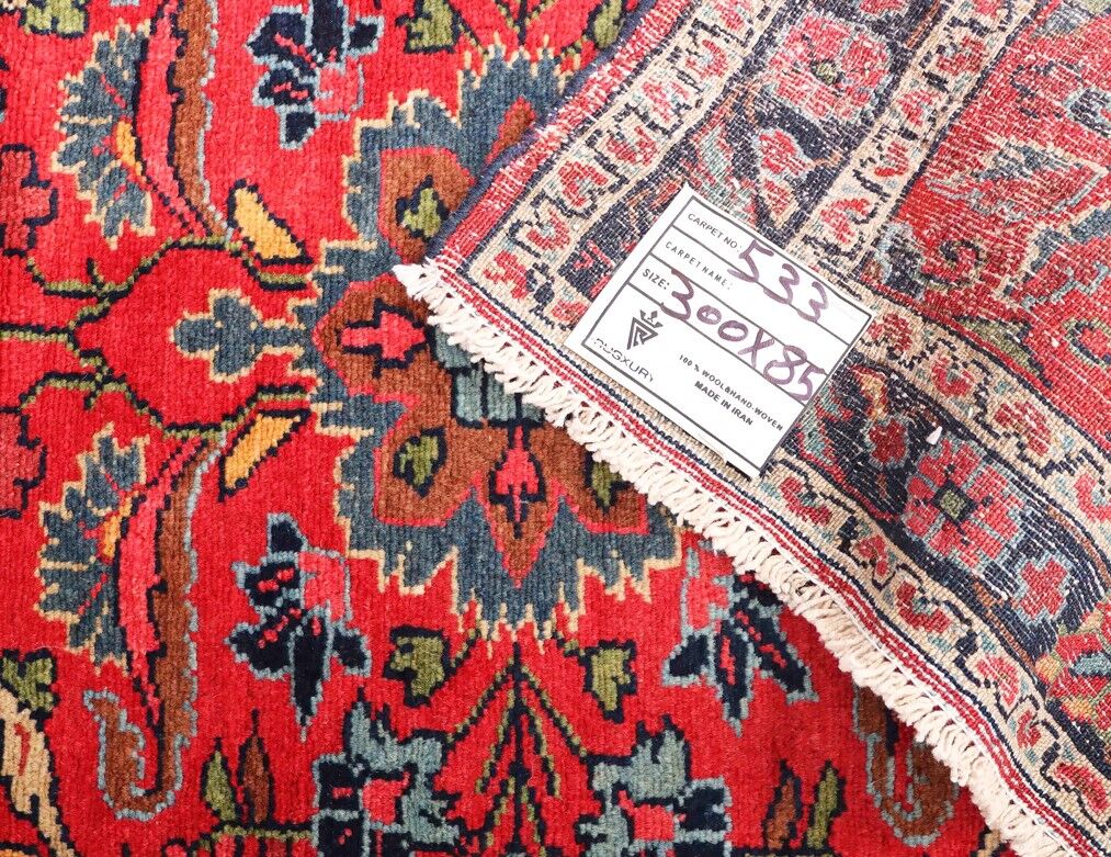 3m Antique Persian Lilian Hall Runner - Image 7