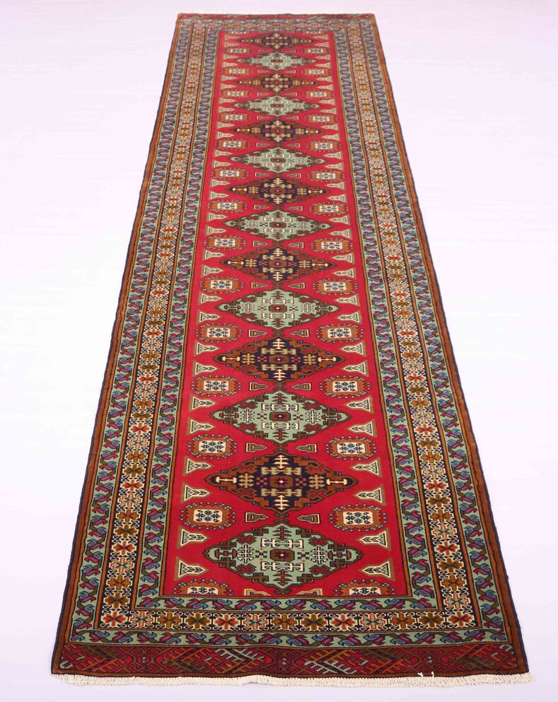 4M Antique Turkoman Persian Runner - Image 2