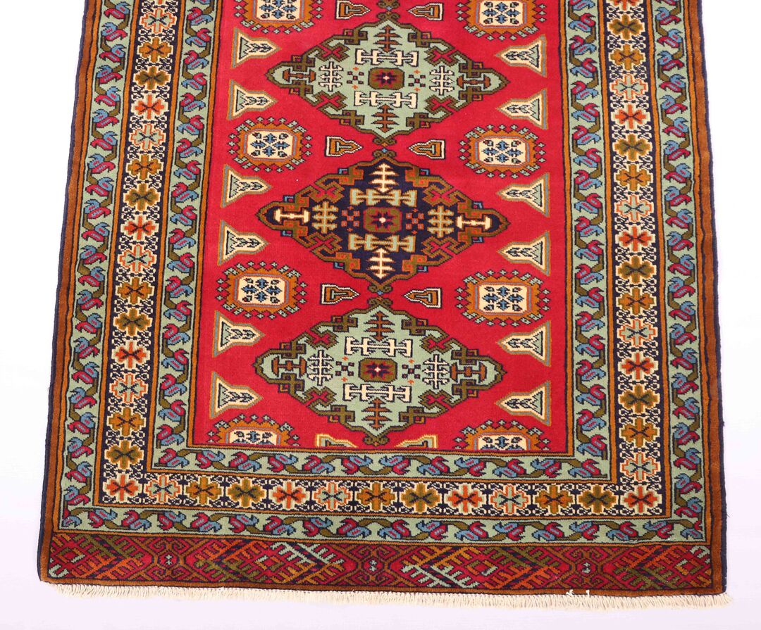 4M Antique Turkoman Persian Runner