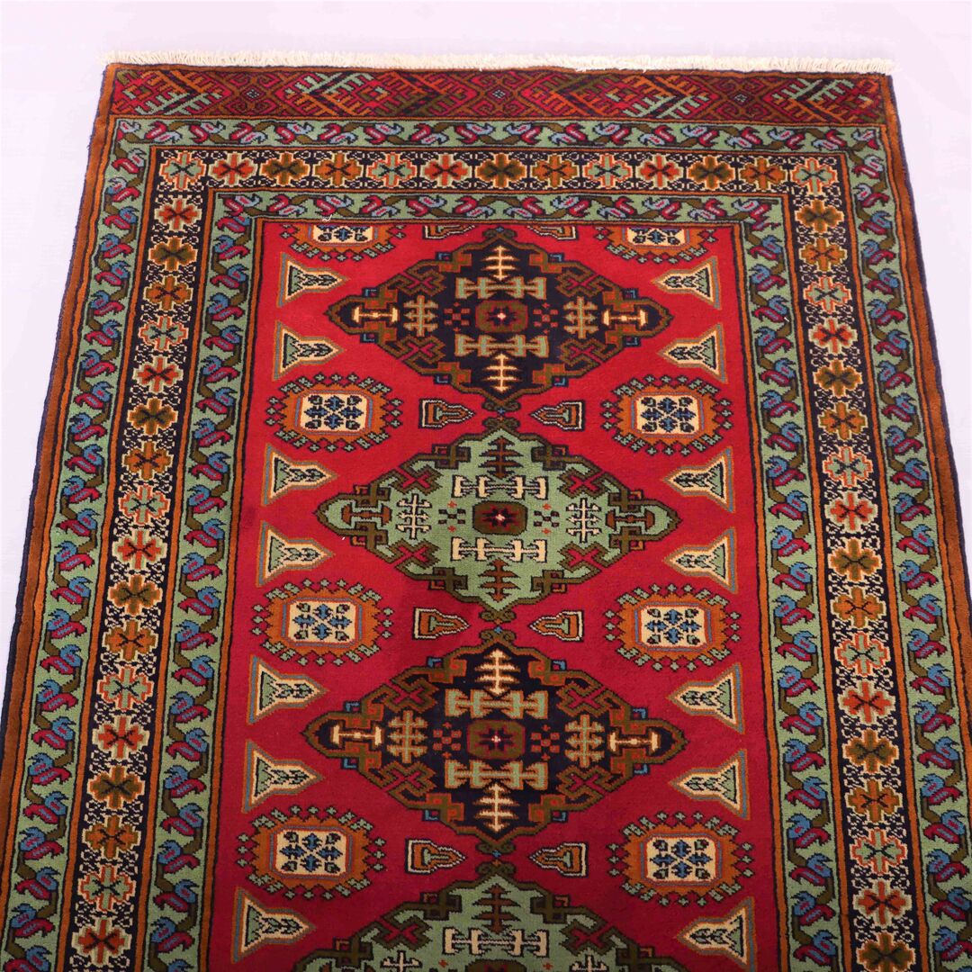 4M Antique Turkoman Persian Runner - Image 3