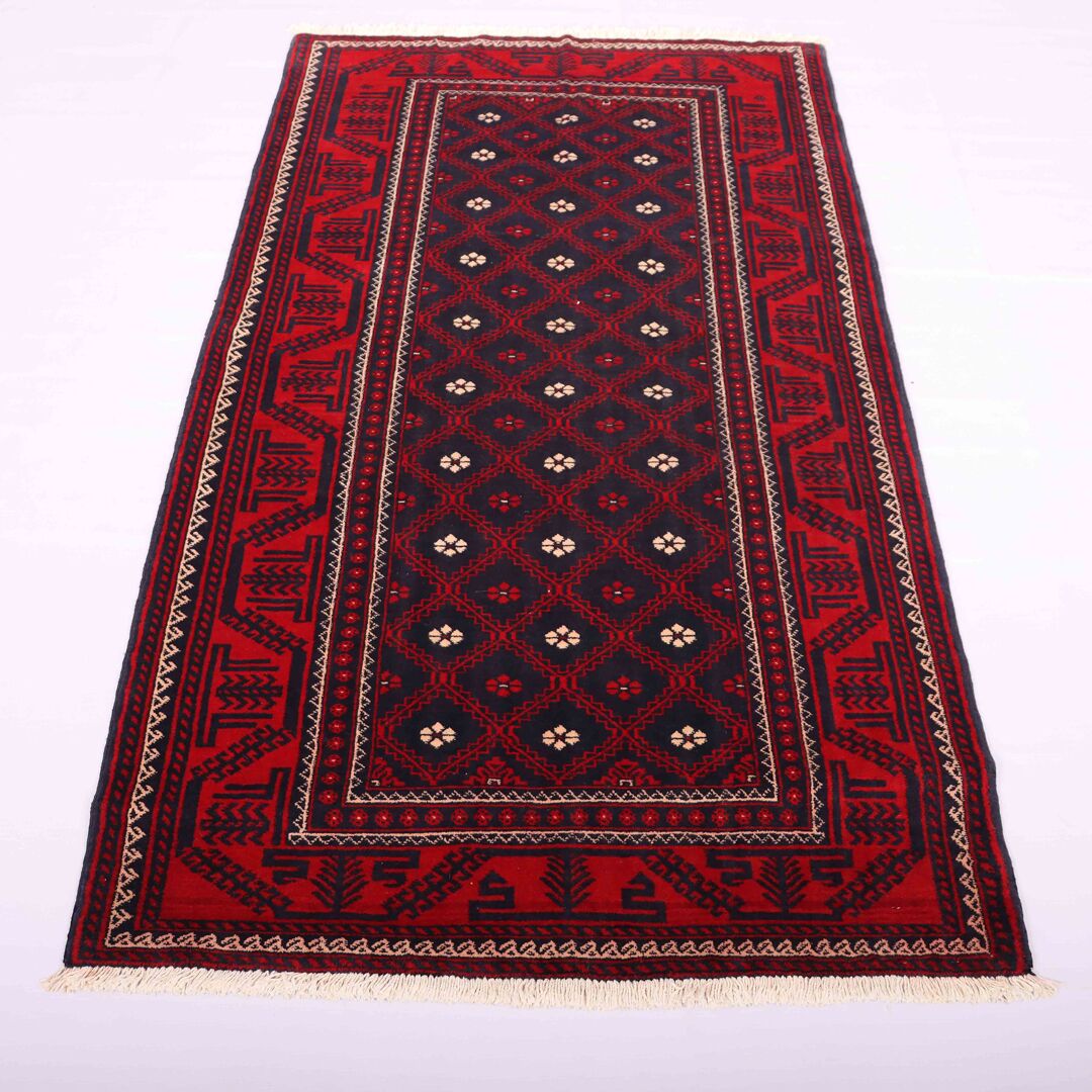 2x1.1M Balouchi Tribal Rug - Image 2