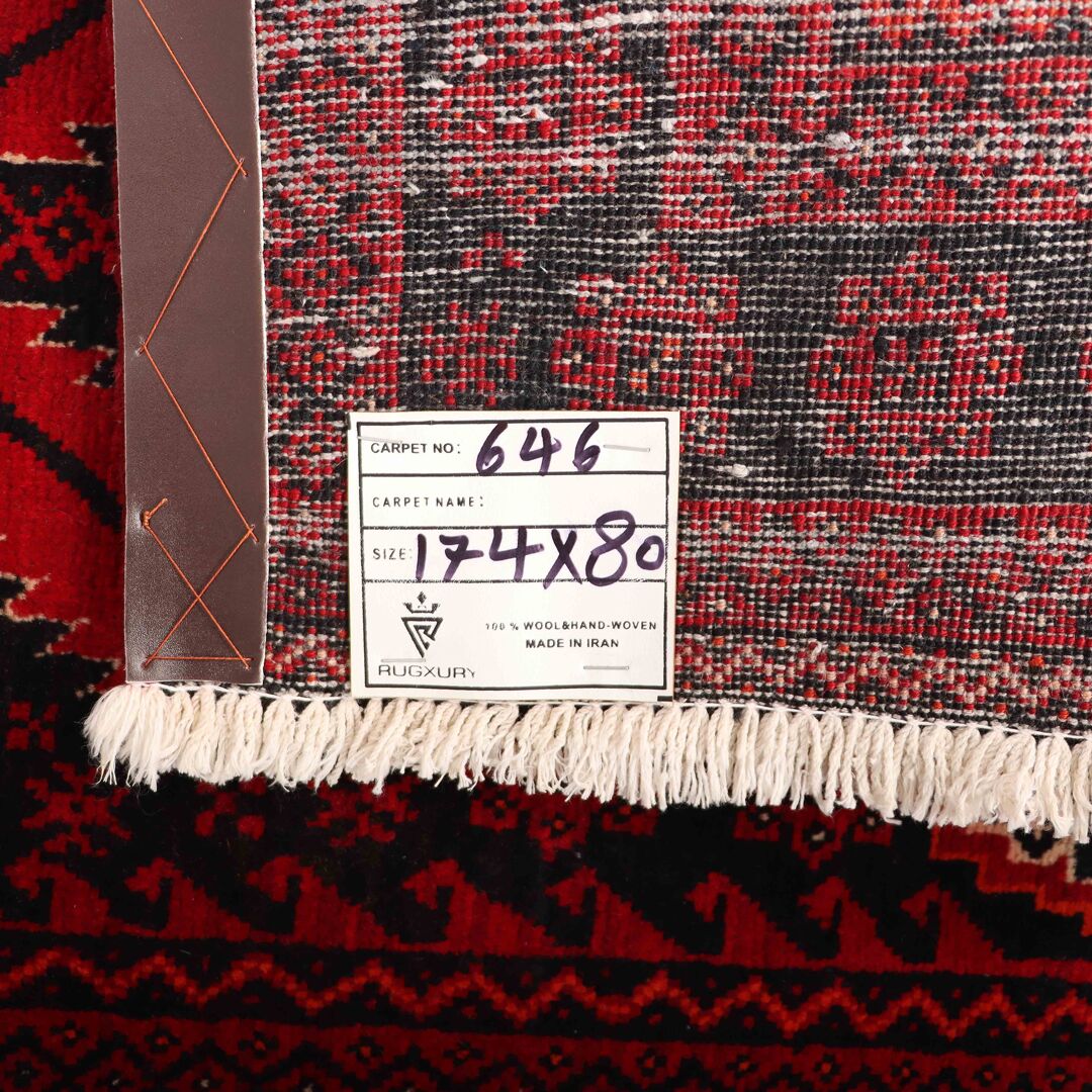 1.7m Persian Balouchi Nomadic Rug - Image 6