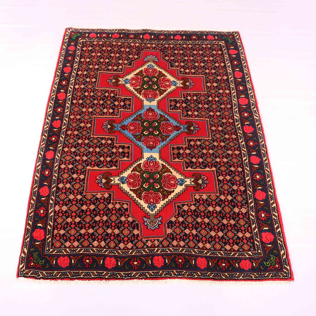 1.5X1M Kurdi Sanandaj Persian Rug - Image 2