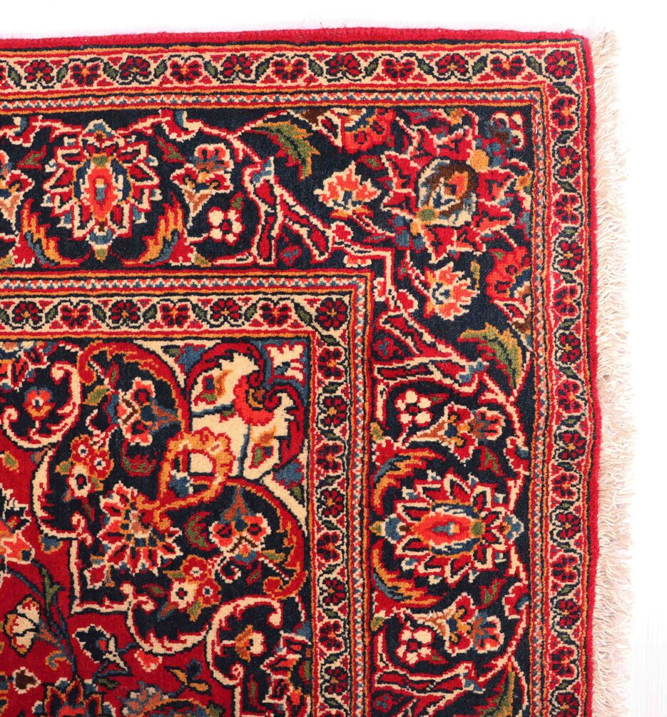 1.6x1.1M Antique Persian Kashan Rug - Image 4