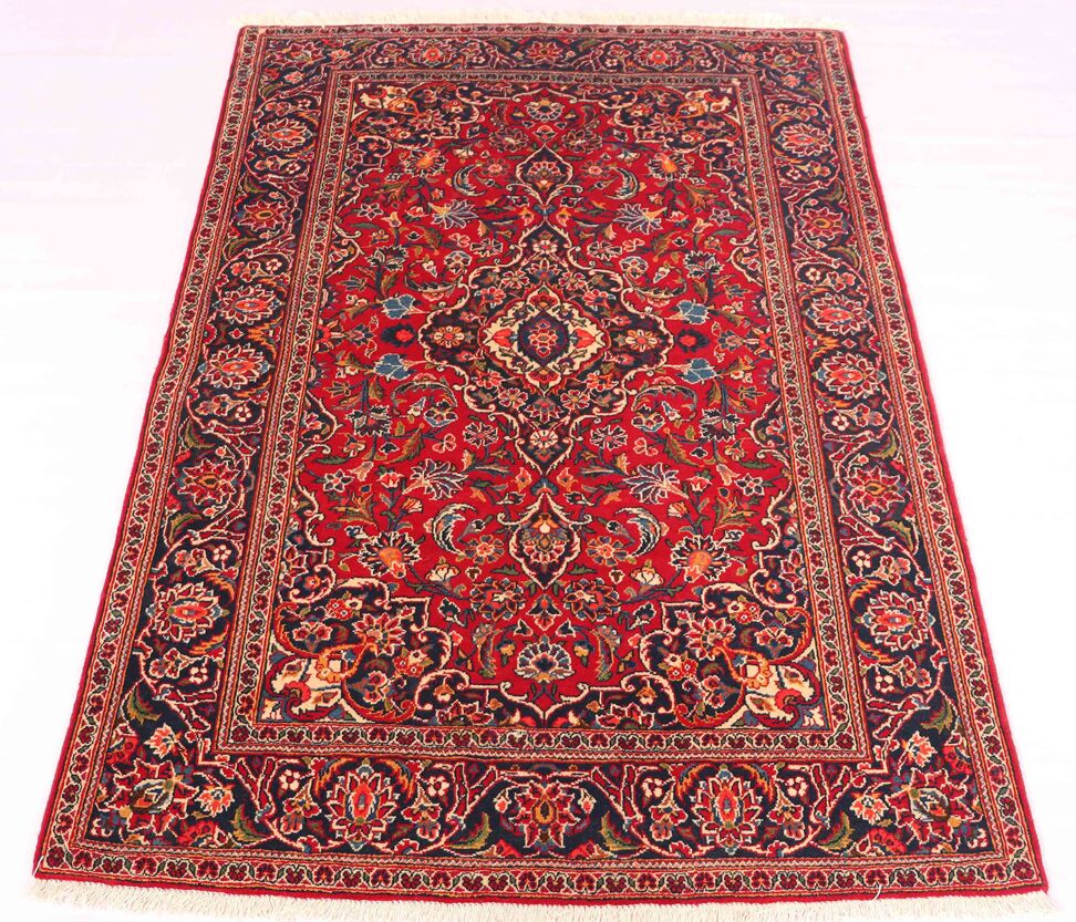1.6x1M Antique Persian Kashan Rug - Image 4