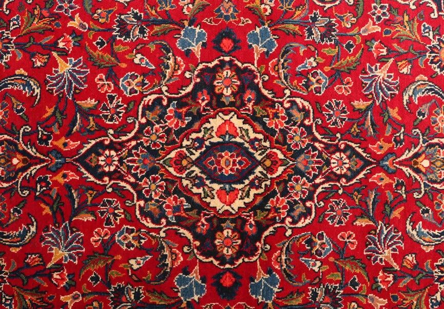 1.6x1M Antique Persian Kashan Rug - Image 2