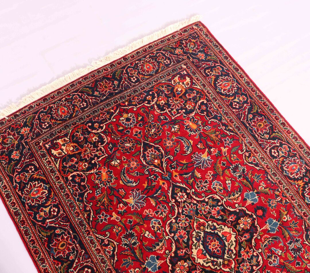 1.6x1M Antique Persian Kashan Rug - Image 5