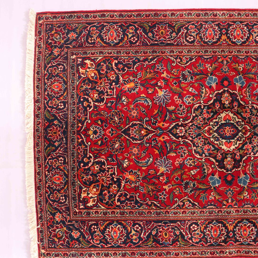1.6x1M Antique Persian Kashan Rug - Image 7