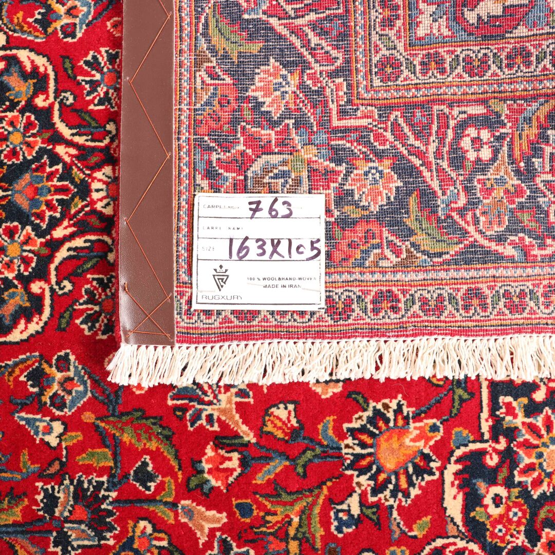 1.6x1M Antique Persian Kashan Rug - Image 6