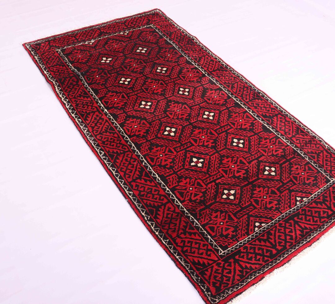 1.9x1M Balouchi Tribal Rug - Image 4