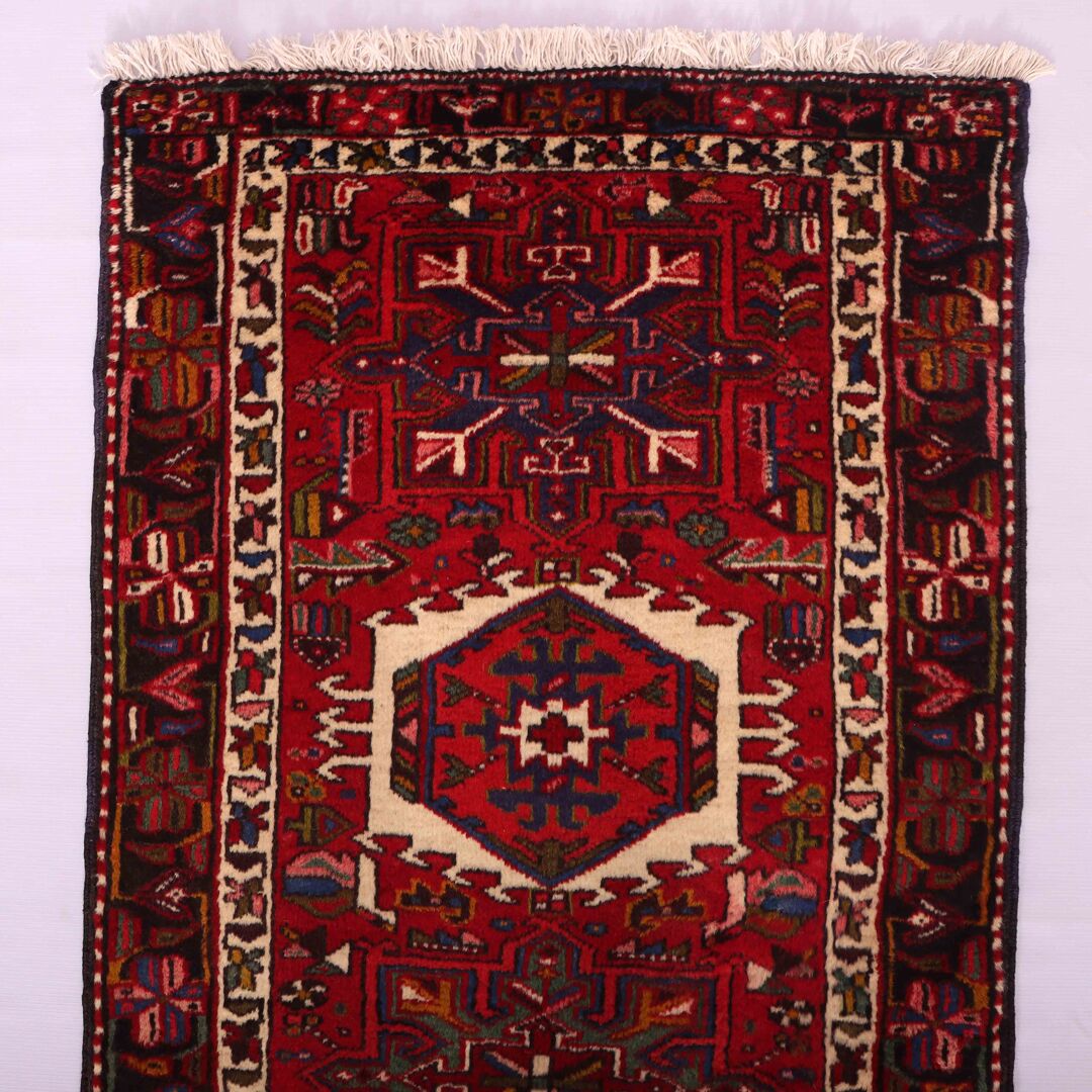3.8M Long Handmade Persian Tribal Qarajeh Runner - Image 3