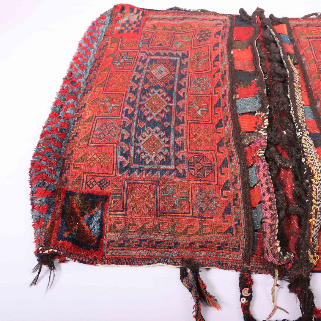 Antique Persian Balouchi Saddle Bag - Image 2