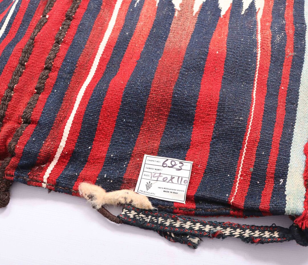 Antique Persian Balouchi Saddle Bag - Image 5