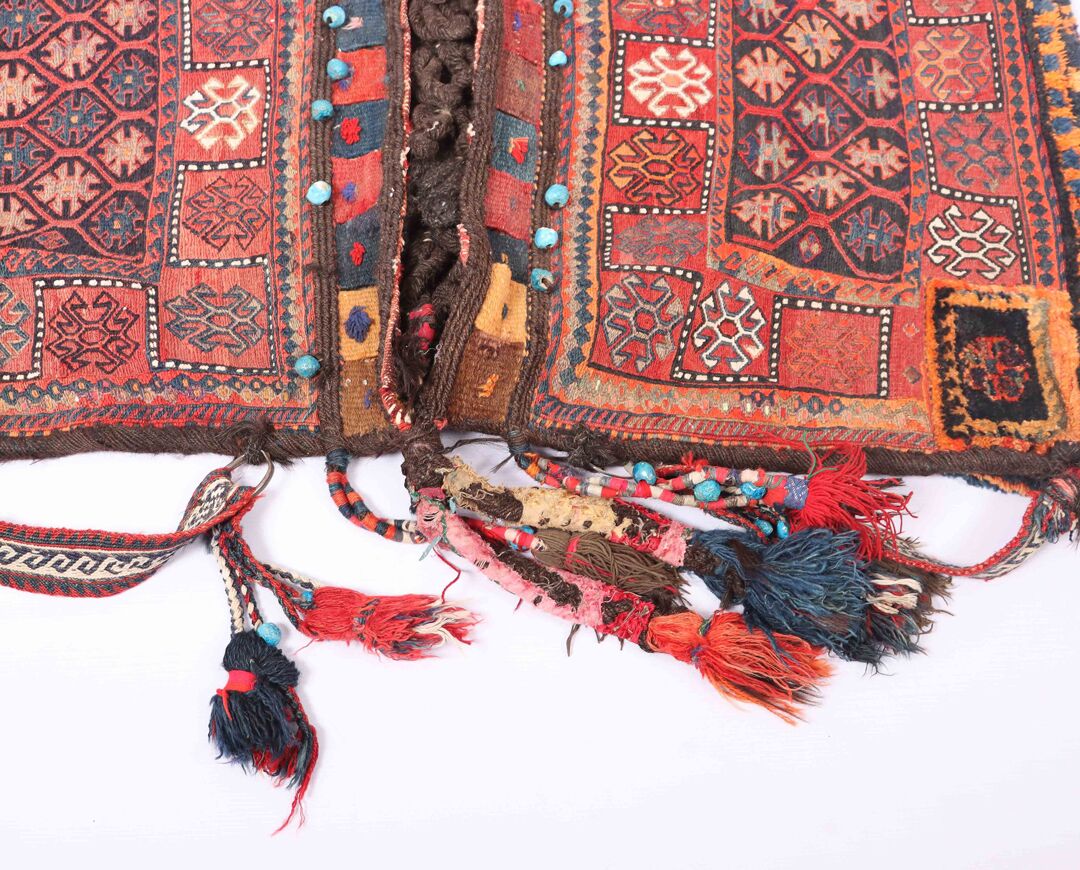 Antique Persian Balouchi Saddle Bag - Image 5