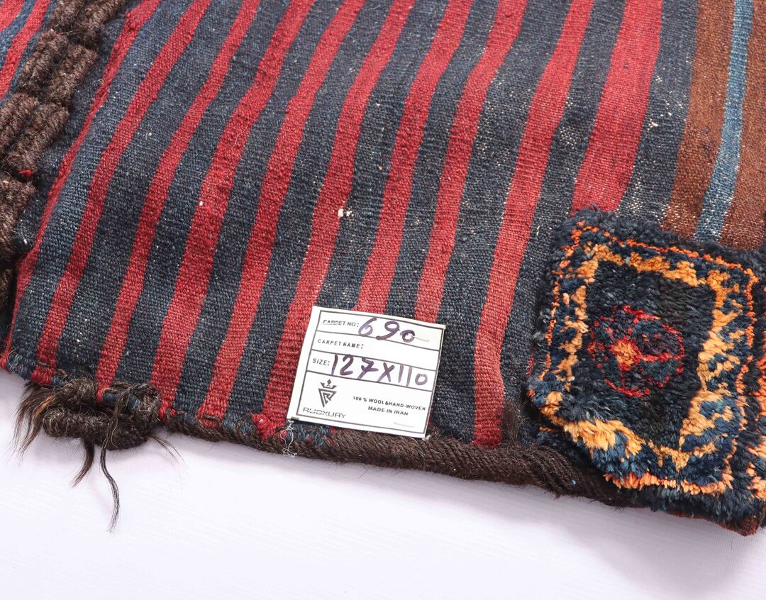 Antique Persian Balouchi Saddle Bag - Image 7