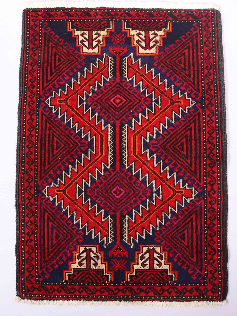 0.8x0.5M Balouchi Tribal Rug
