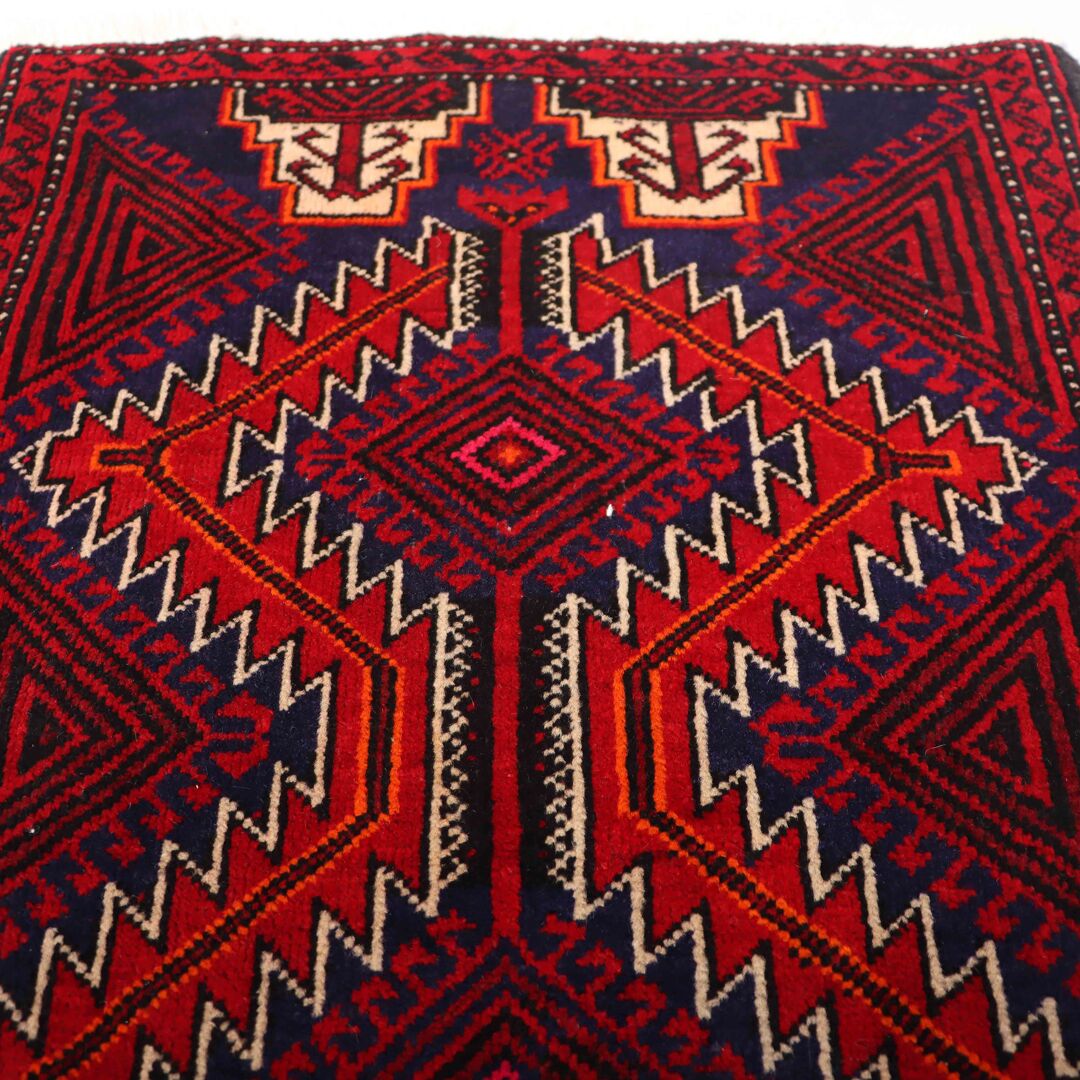 0.8x0.5M Balouchi Tribal Rug - Image 3