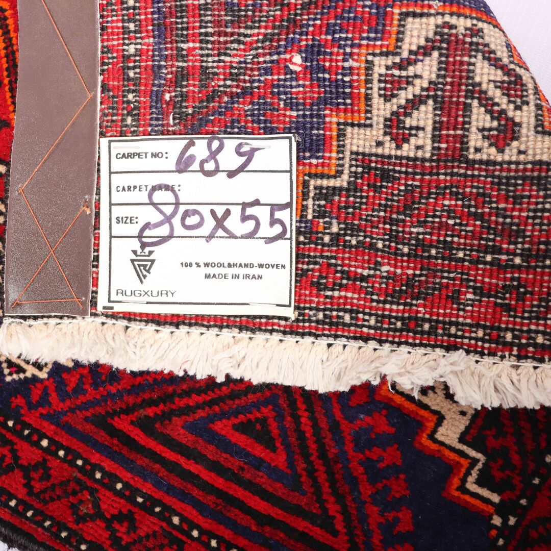 0.8x0.5M Balouchi Tribal Rug - Image 5