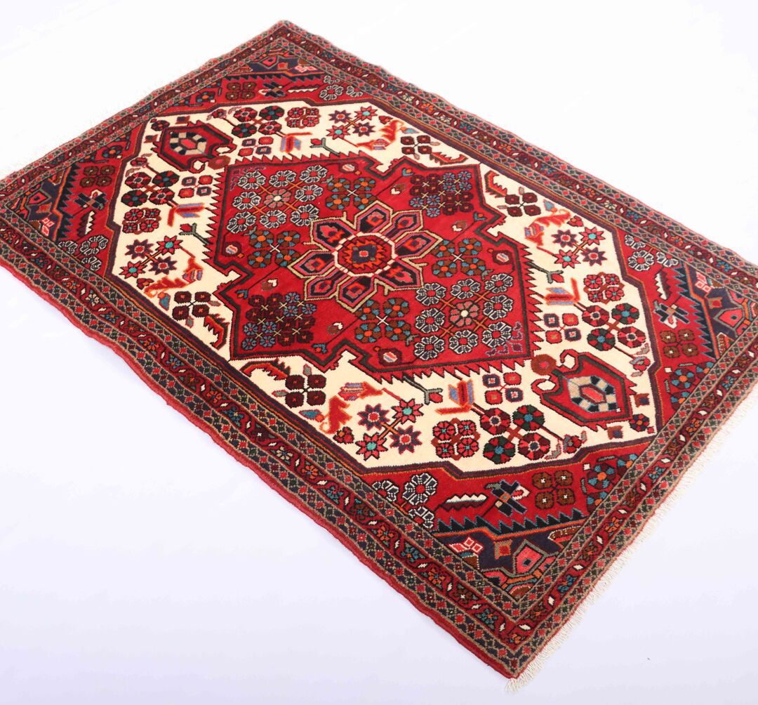 1.6x1.1M Tribal Persian Saveh Rug - Image 4