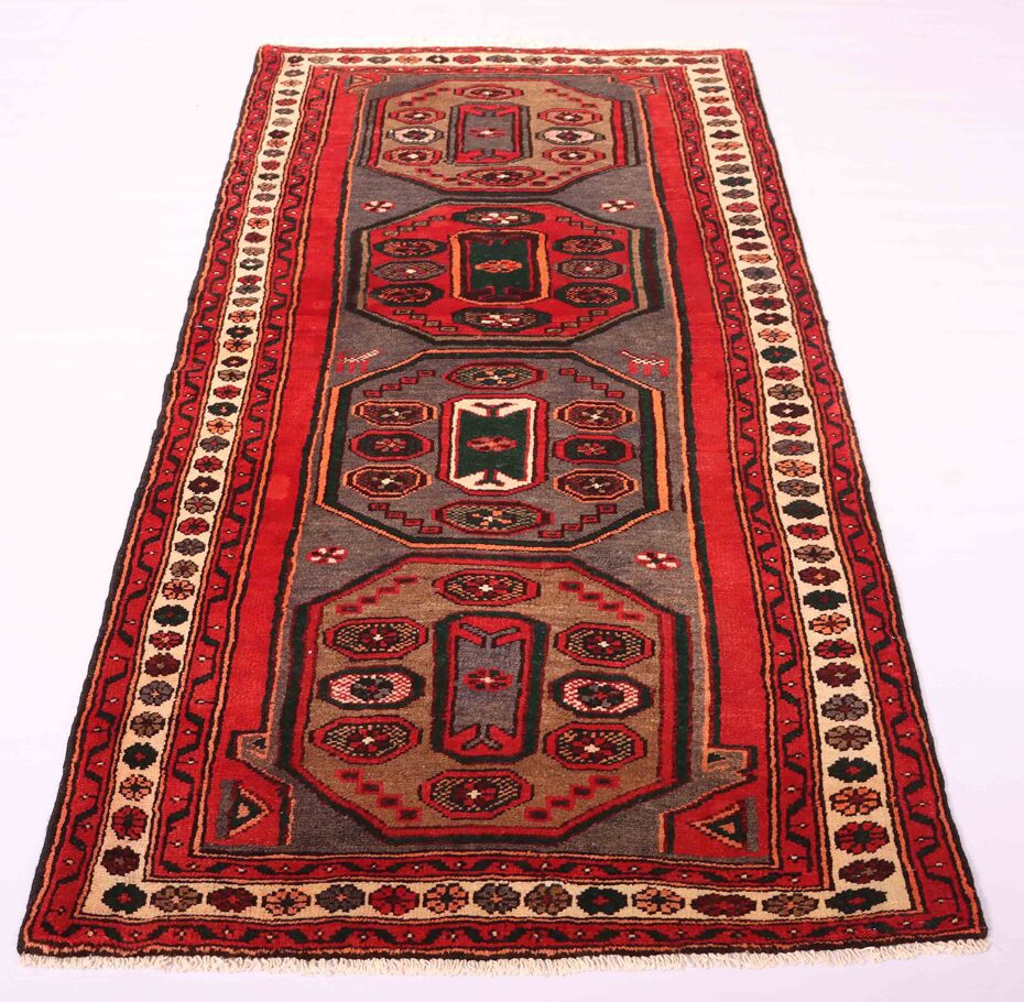 2x1M Hamadan Persian Runner rug - Image 3