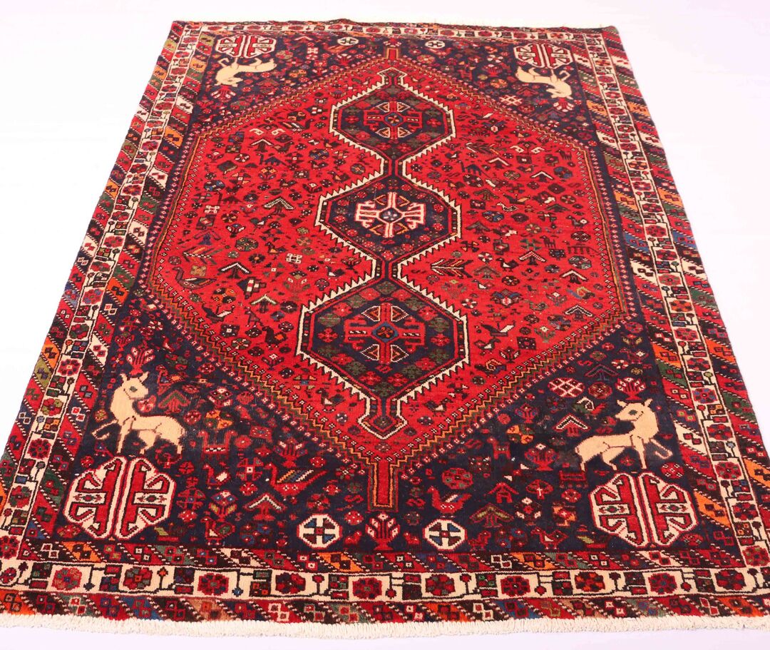 2.2x1.5M Qashghai Shiraz Rug (Old Item) - Image 2