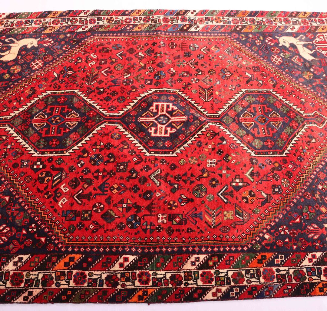 2.2x1.5M Qashghai Shiraz Rug (Old Item)