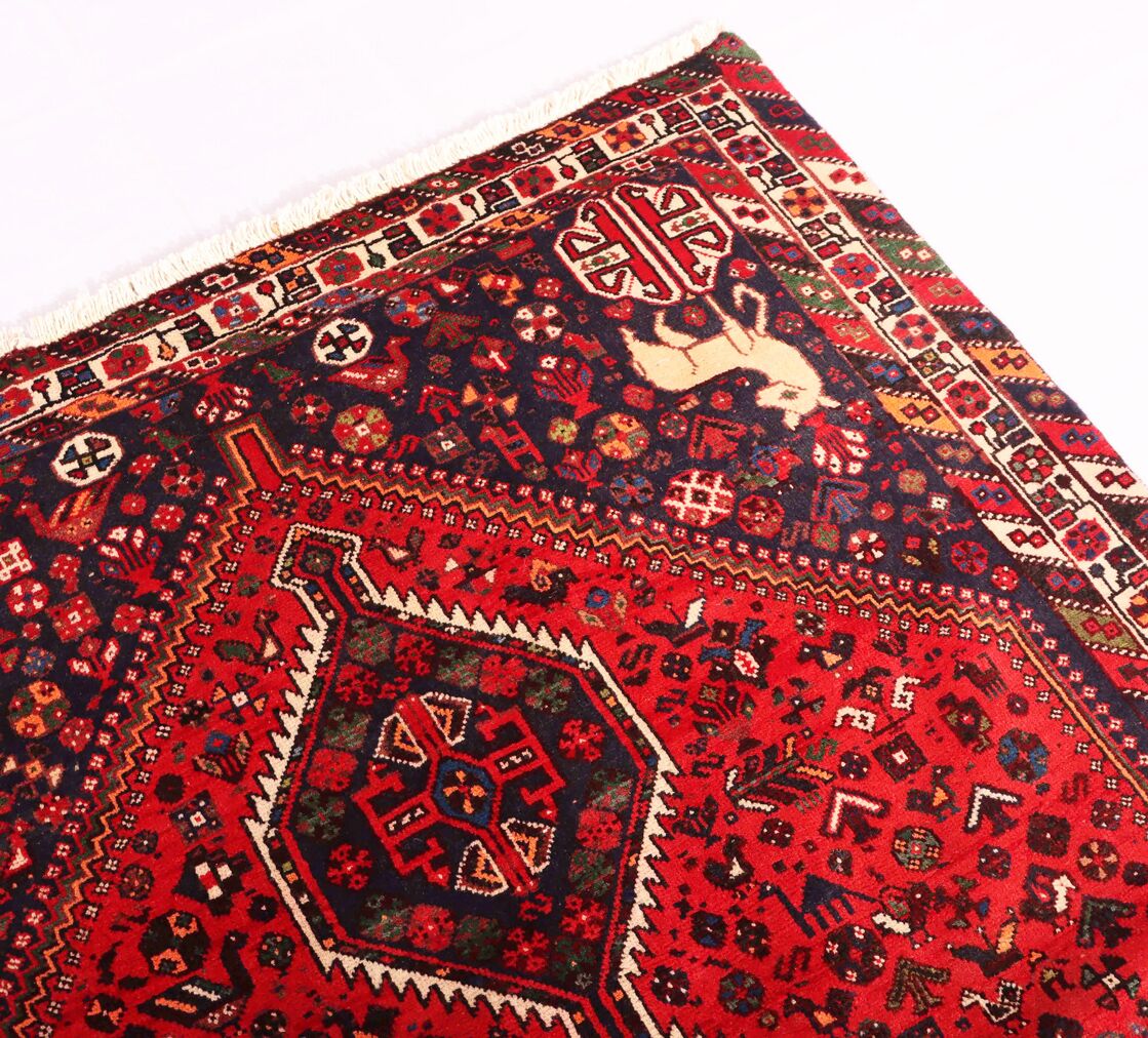 2.2x1.5M Qashghai Shiraz Rug (Old Item) - Image 5