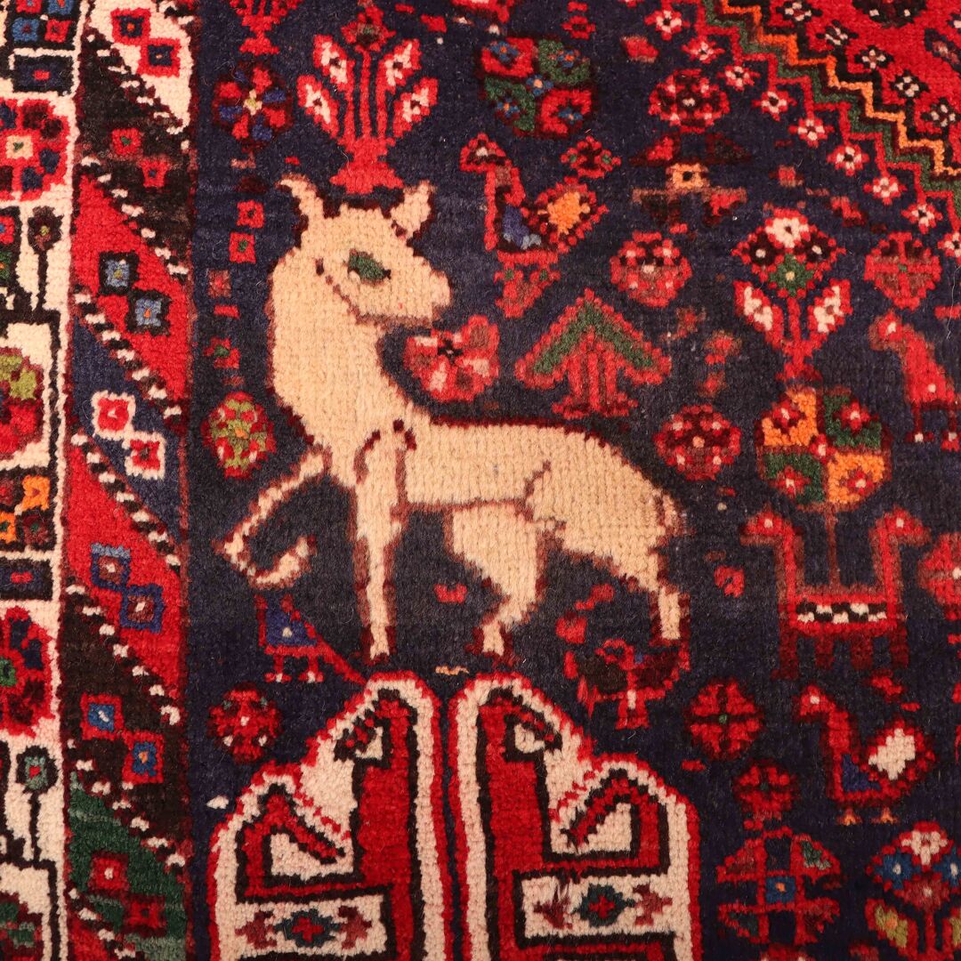 2.2x1.5M Qashghai Shiraz Rug (Old Item) - Image 7