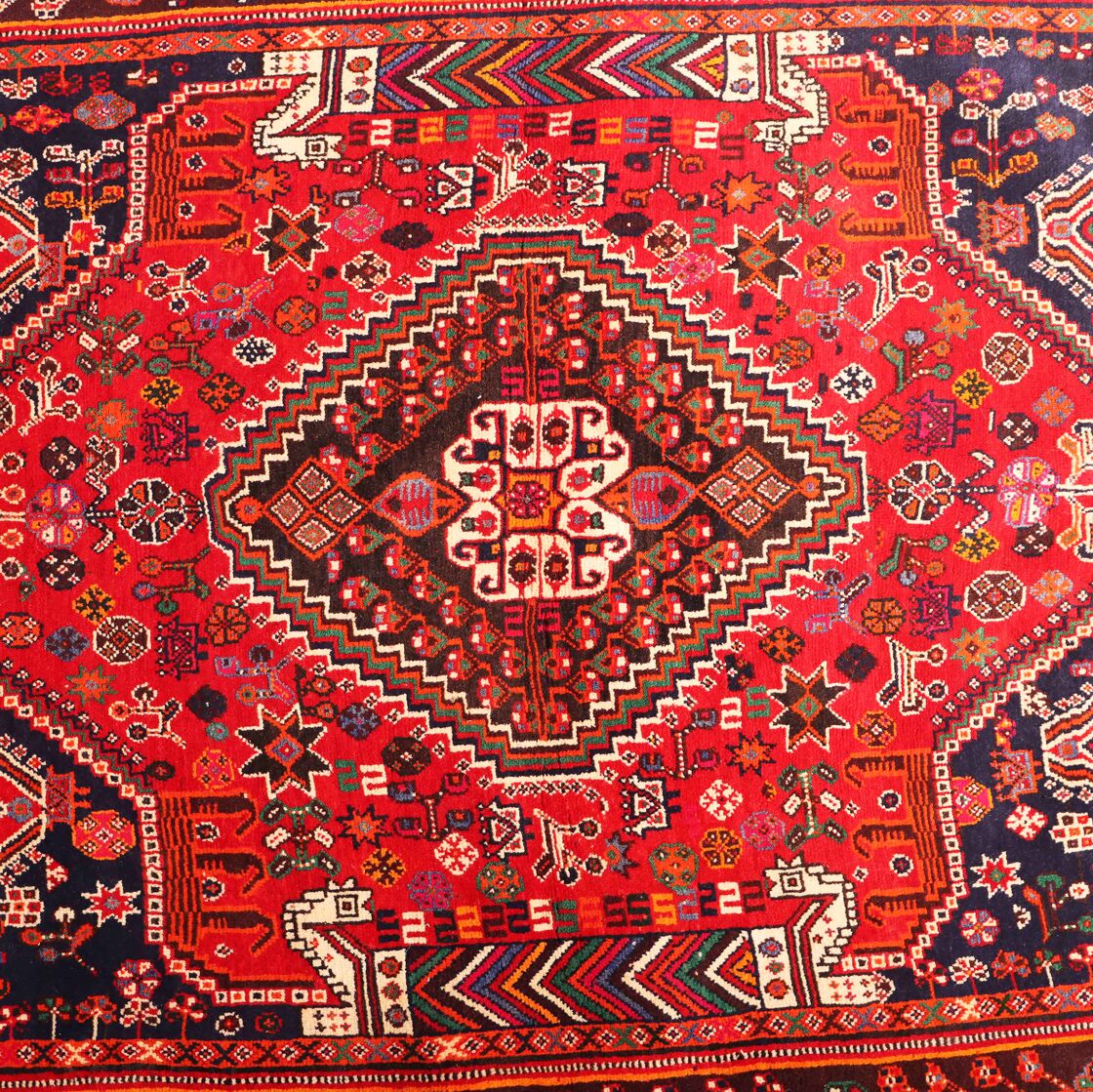2.4x1.6M Qashghai Shiraz Rug - Image 3