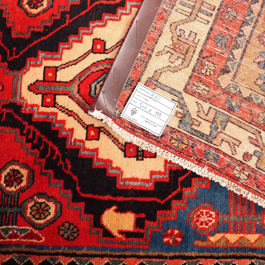 5M Tribal Nahavand Persian Runner - Image 6