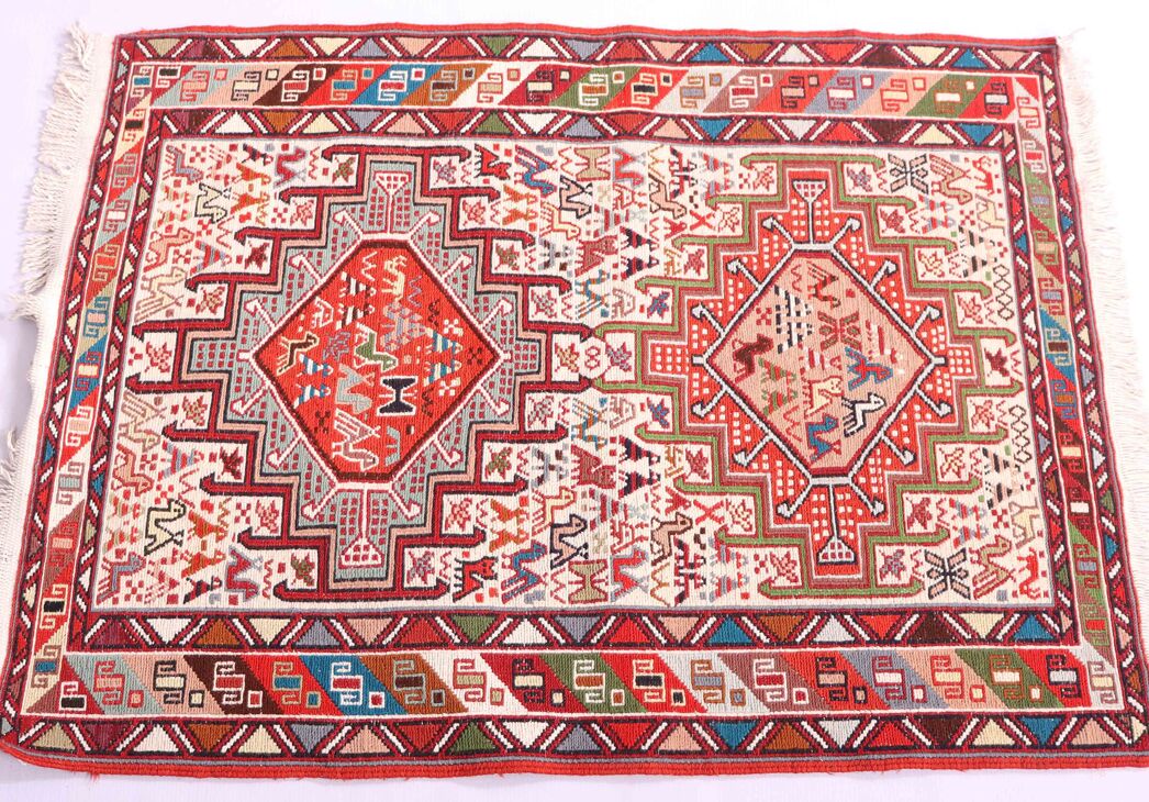 1x0.8M Persian Sumak Kilim Rug - Image 2
