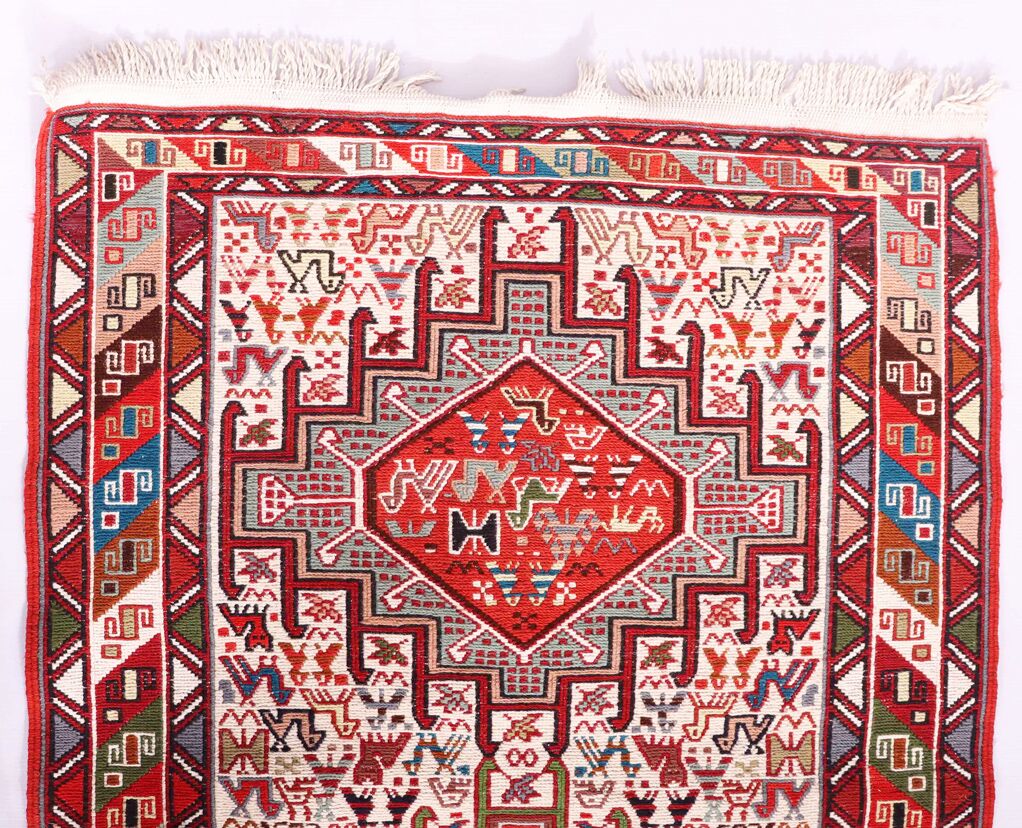 1x0.8M Persian Sumak Kilim Rug - Image 3