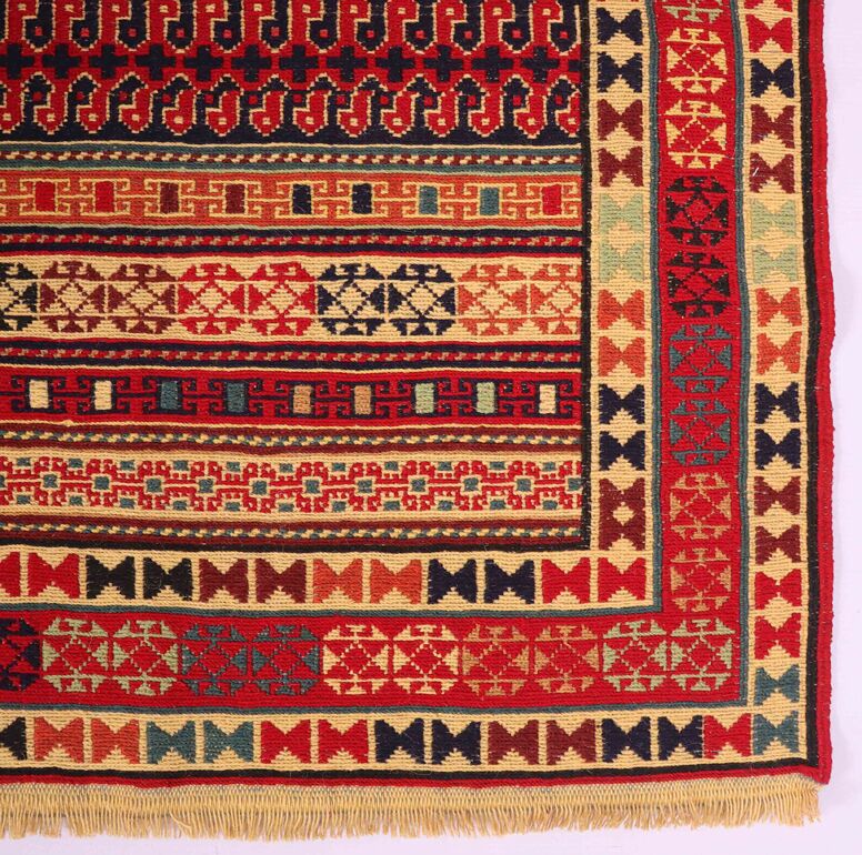 1x0.8M Persian Sumak Kilim Rug - Image 5