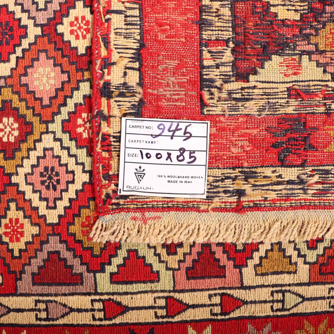1x0.8M Persian Sumak Kilim Rug - Image 6