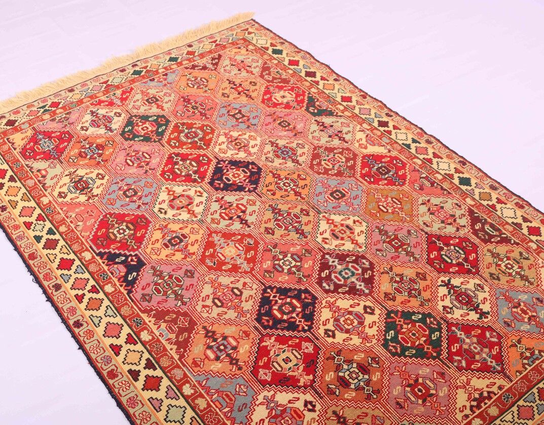 1.9x1.3M Persian Sumak Kilim Rug - Image 6