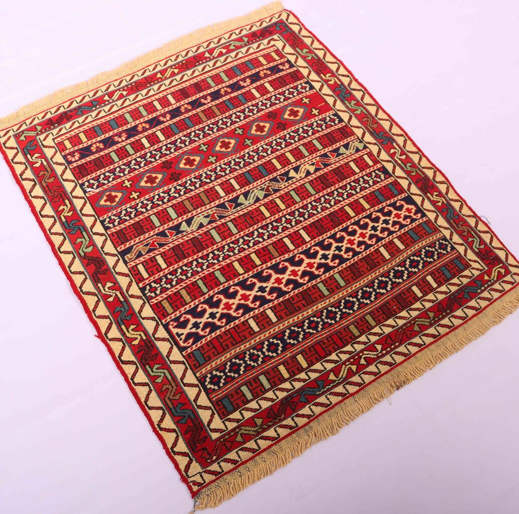 1x0.9M Persian Sumak Kilim Rug - Image 3