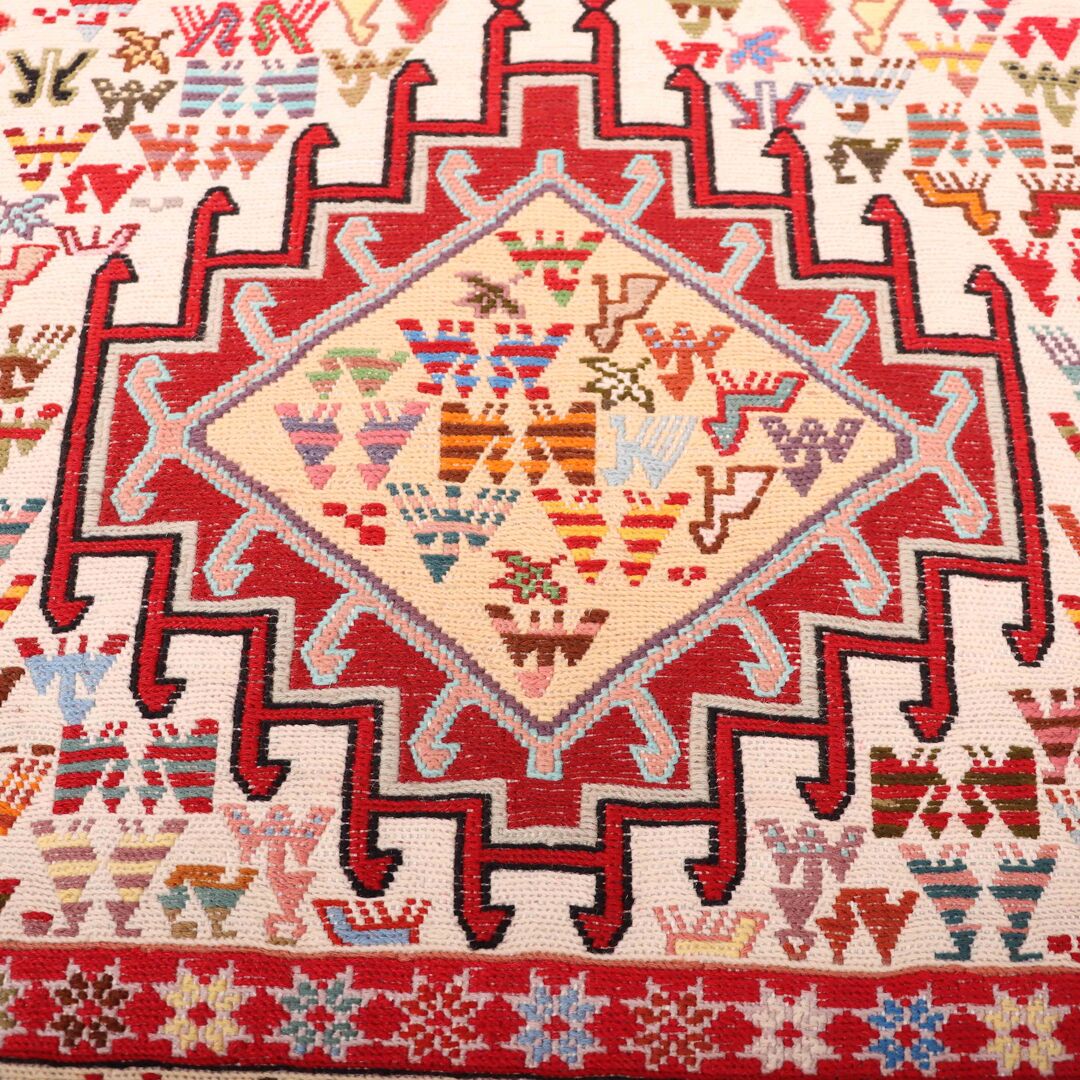 1x0.8M Persian Sumak Kilim Rug - Image 2