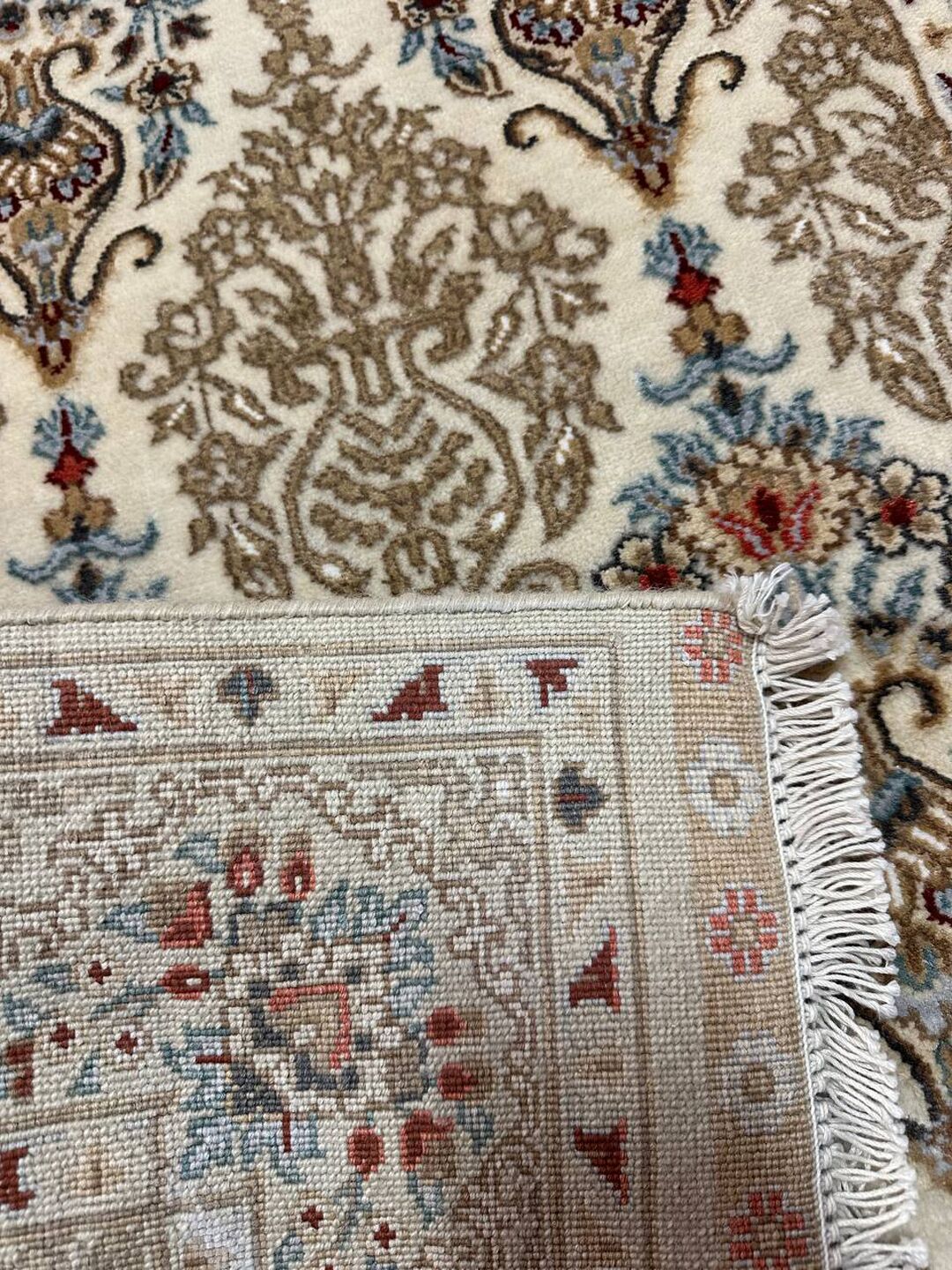 3m Masterpiece Handmade Wool and Silk Indian Runner - Image 10