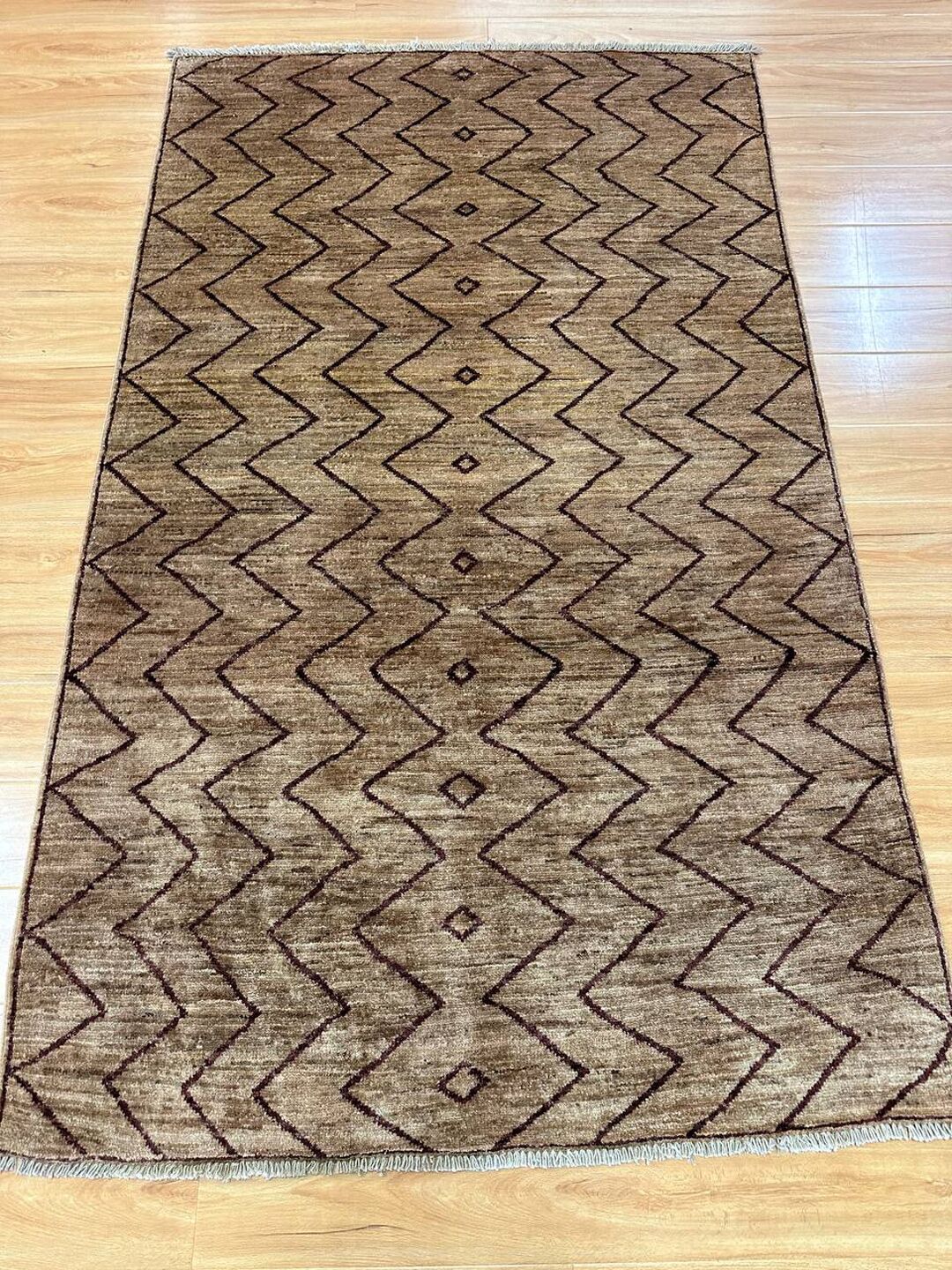 1.8x1.1M Contemporary Chobi Rug - Image 2